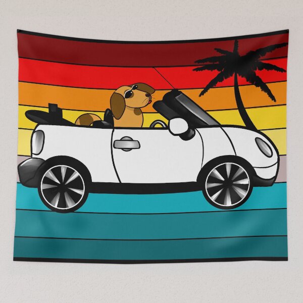 Item preview, BEEP BEEP Mini and dog, paradise designed and sold by BeccaKenDesigns.