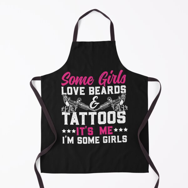 Item preview, Some girl love beards tattoos designed and sold by StarcyWol.