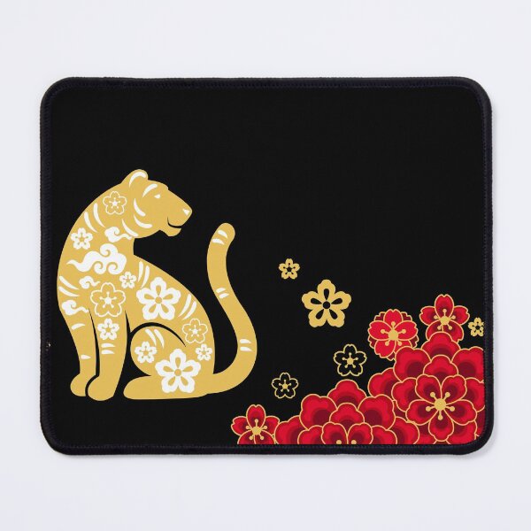 Item preview, Chinese Flower Tiger- Lunar New Year designed and sold by The-Muse.