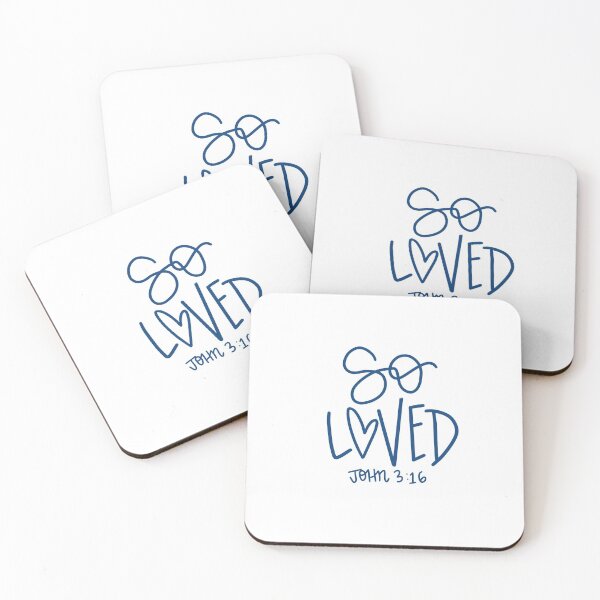Item preview, so loved - John 3:16 designed and sold by favoredbygrace.