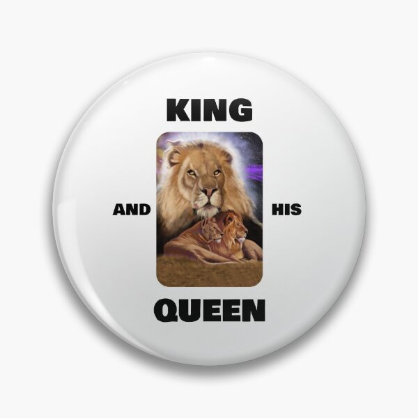 Item preview, King and his Queen. The lion and his lioness mate who rule together. designed and sold by TJHstudio.