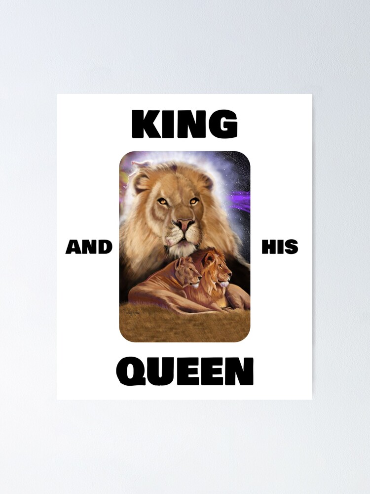 seine Poster for Der Löwin mit Königin. paaren seine TJHstudio Redbubble und gemeinsam.\