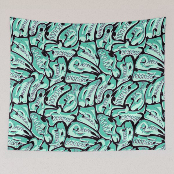 Item preview, Cool Blue Skulls designed and sold by TheGrinDragon.