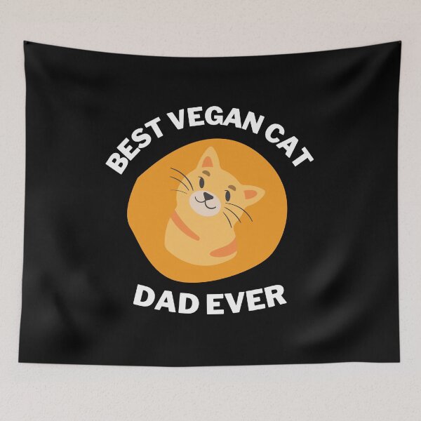 Item preview, Best Vegan Cat Dad Ever designed and sold by VAHPROD.