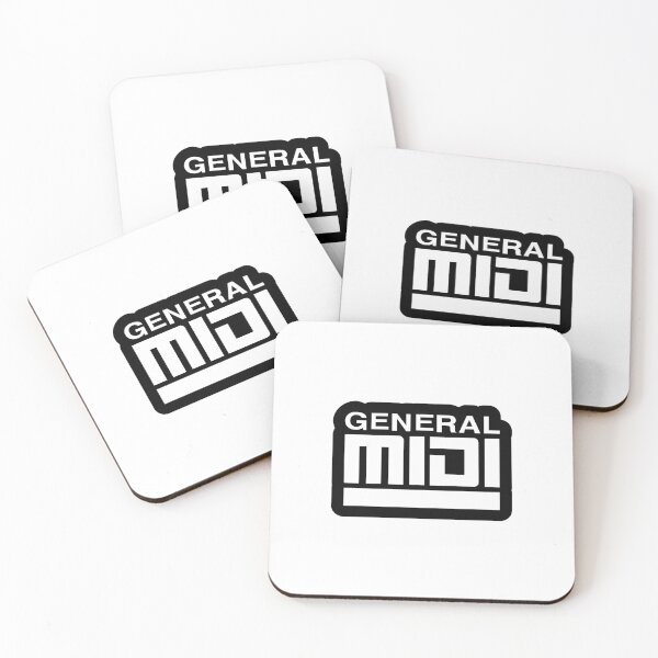 Item preview, Midi Logo (White Text, Black Outline) designed and sold by Jesse Hufstetler.