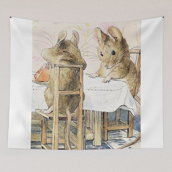 Item preview, Beatrix Potter The Tale of Two Bad Mice Illustration  designed and sold by Pinkmagenta.