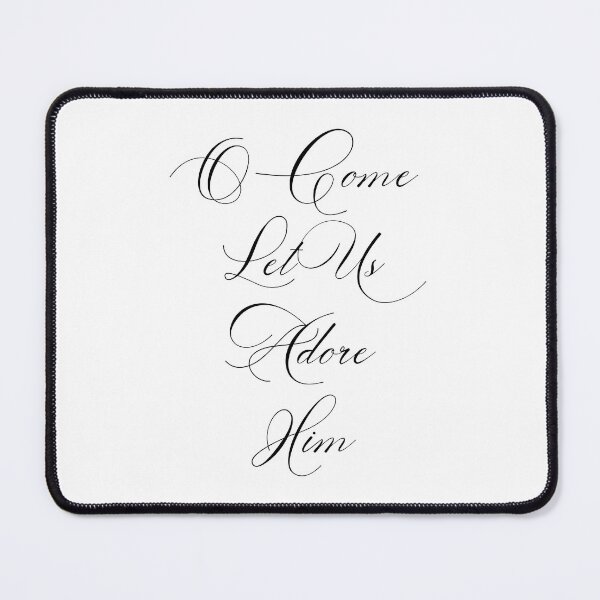 Item preview, O Come Let Us Adore Him designed and sold by corbrand.
