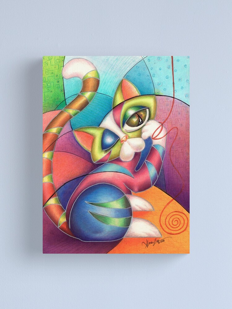 Alternate view of Strings Canvas Print