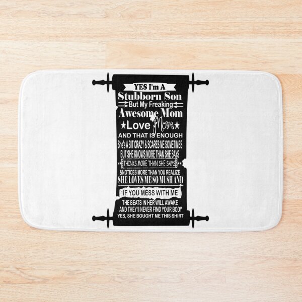 Item preview,  I'm A Stubborn Son But My Freaking Awesome Mom Love Me designed and sold by boyastore.