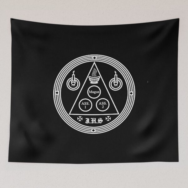 Item preview, Triangle of Pacts - Red Dragon/Grand Grimoire (white) designed and sold by Shadow Kingdom.