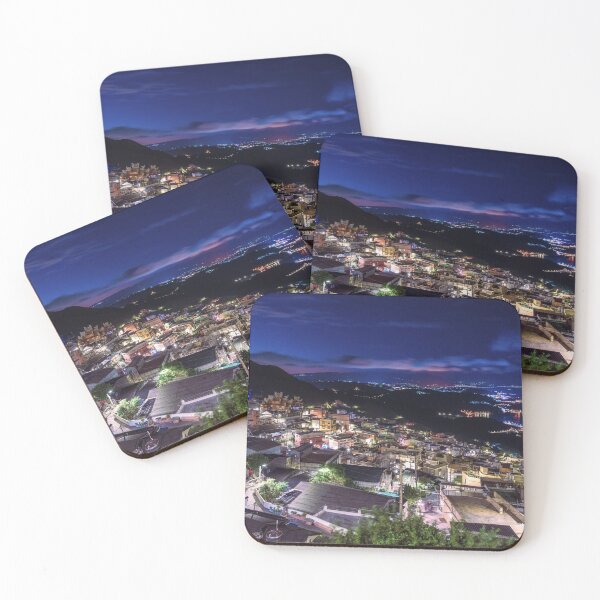 Item preview, Night view of Jiufen old town designed and sold by WorldScenery.