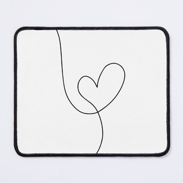 Item preview, Heart One Line Art - Heart Continuous Line designed and sold by Mrs-PenLine.