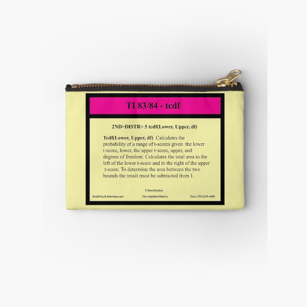 Item preview, T-Score to Percentile Conversion, The StatisticsMatrix at Redbubble designed and sold by Mark Stansberry.