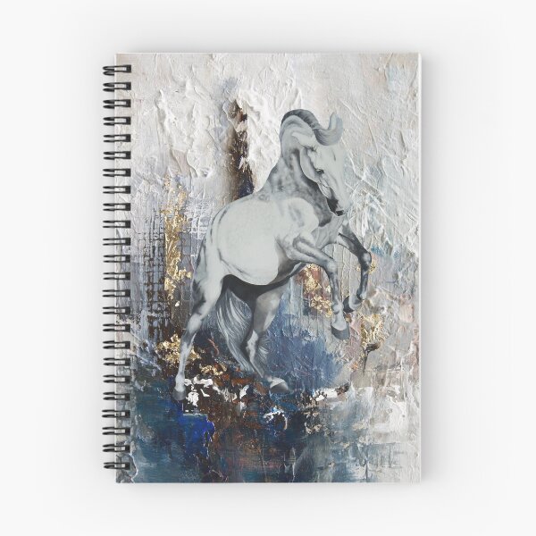 Item preview, Horse Dressage Horse. Rearing Horse with Abstract background designed and sold by Kathysartroom.