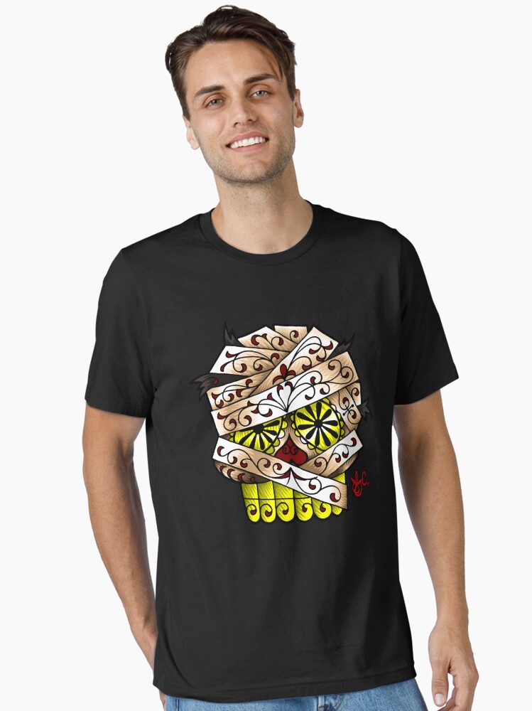 Thumbnail 1 of 7, Essential T-Shirt, The Mummy Sugar Skull designed and sold by jabwai.