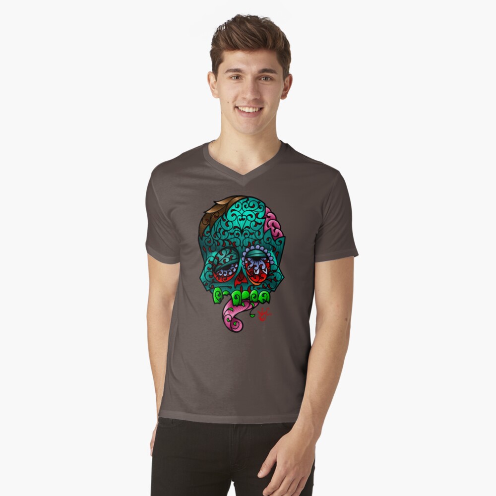 Item preview, V-Neck T-Shirt designed and sold by jabwai.