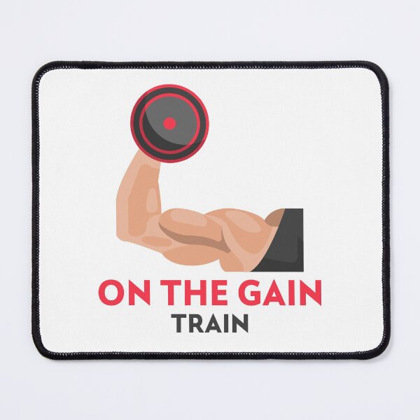 Item preview, On the Gain Train Gym Weightlifting design designed and sold by mkzmerch.