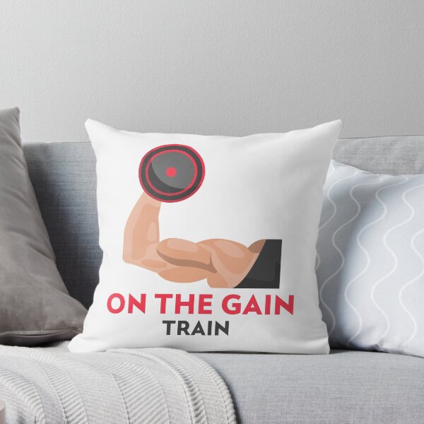 Item preview, On the Gain Train Gym Weightlifting design designed and sold by mkzmerch.