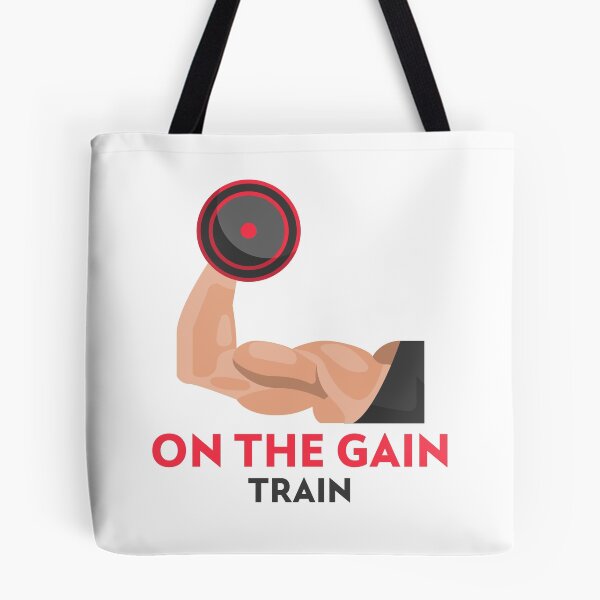 Item preview, On the Gain Train Gym Weightlifting design designed and sold by mkzmerch.