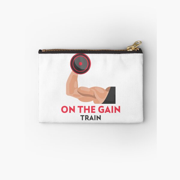 Item preview, On the Gain Train Gym Weightlifting design designed and sold by mkzmerch.