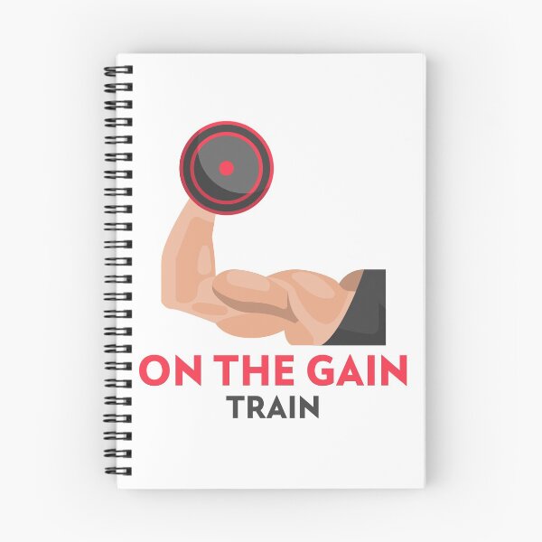 Item preview, On the Gain Train Gym Weightlifting design designed and sold by mkzmerch.