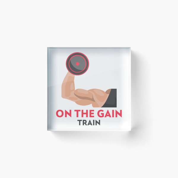 Item preview, On the Gain Train Gym Weightlifting design designed and sold by mkzmerch.