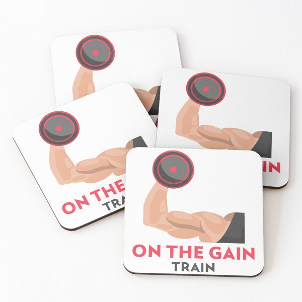 Item preview, On the Gain Train Gym Weightlifting design designed and sold by mkzmerch.