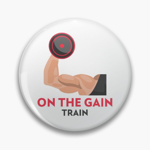 Item preview, On the Gain Train Gym Weightlifting design designed and sold by mkzmerch.