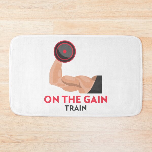 Item preview, On the Gain Train Gym Weightlifting design designed and sold by mkzmerch.