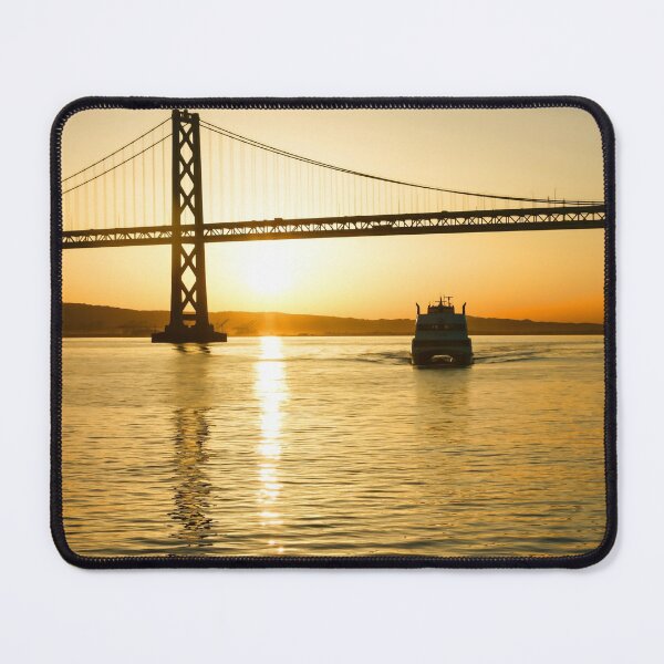 Item preview, Golden Sunrise Ferry Ride Under the Bay Bridge in San Francisco designed and sold by Georgia Mizuleva.