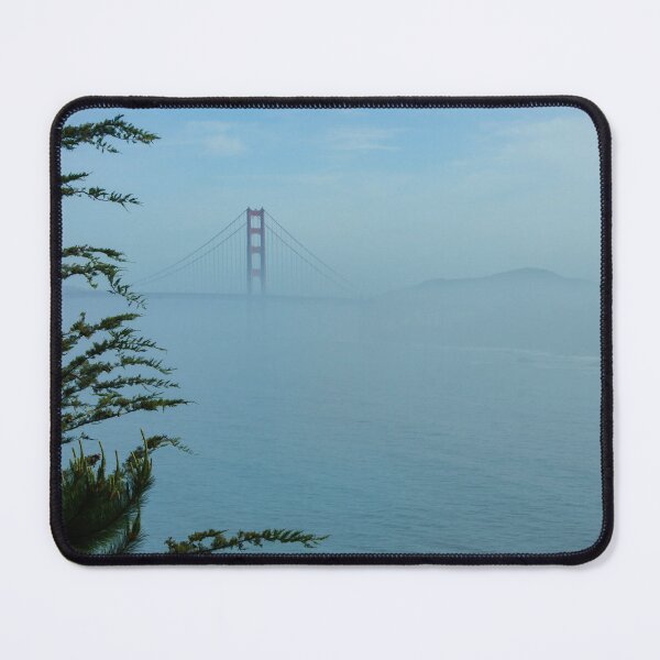 Item preview, San Francisco Fog - Pale Blue Golden Gate Bridge View designed and sold by Georgia Mizuleva.
