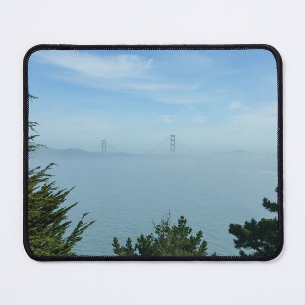 Item preview, San Francisco Fog - Golden Gate Bridge Framed by Treetops designed and sold by Georgia Mizuleva.