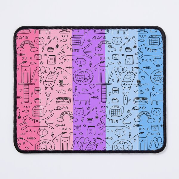 Item preview, Catgender Pattern - LGBT Catgender Flag Cat Logo Rainbow Funny Cat Activities designed and sold by andrei49387.