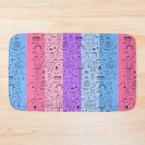 Item preview, Catgender Pattern - LGBT Catgender Flag Cat Logo Rainbow Funny Cat Activities designed and sold by andrei49387.
