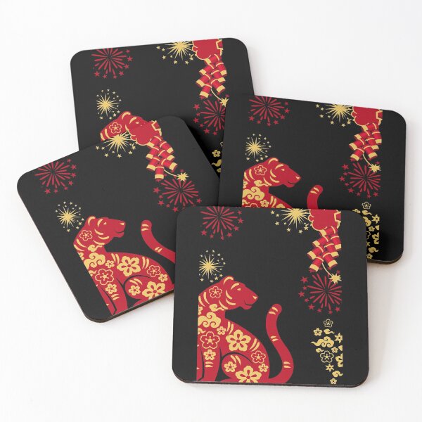 Item preview, Chinese Flower Tiger 2022- The Year Of The Tiger designed and sold by The-Muse.