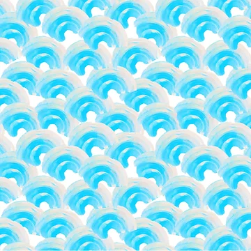 Artwork thumbnail, Colorful Blue Abstract Pattern by uisun