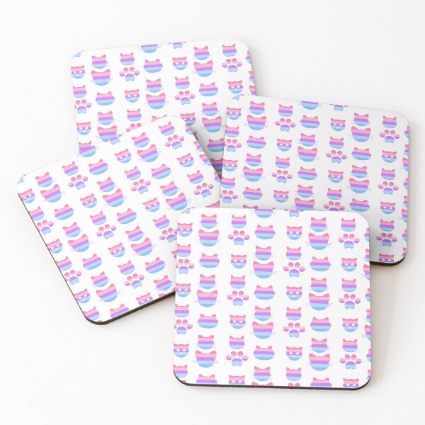 Item preview, Catgender Sticker Pack Xenogender- LGBT Catgender Flag Cat Logo Rainbow  designed and sold by andrei49387.