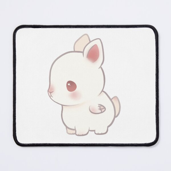 Item preview, albino bunny angel designed and sold by AltarVision.