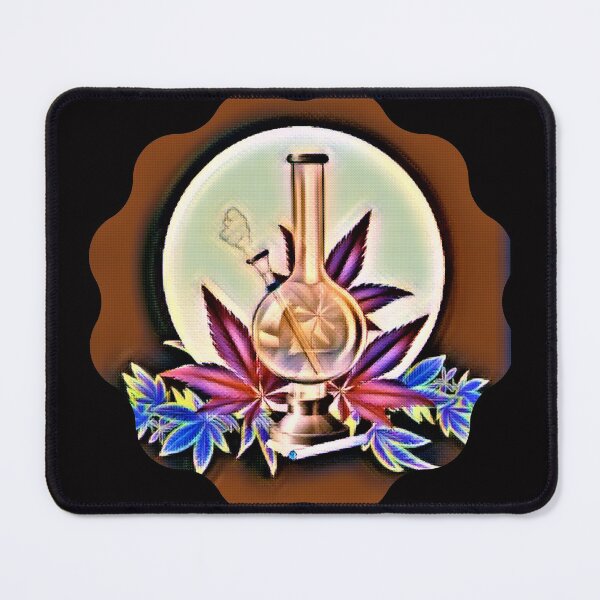 Item preview, COLORFUL WEED LEAF BONG Cannatees designed and sold by jmed70.