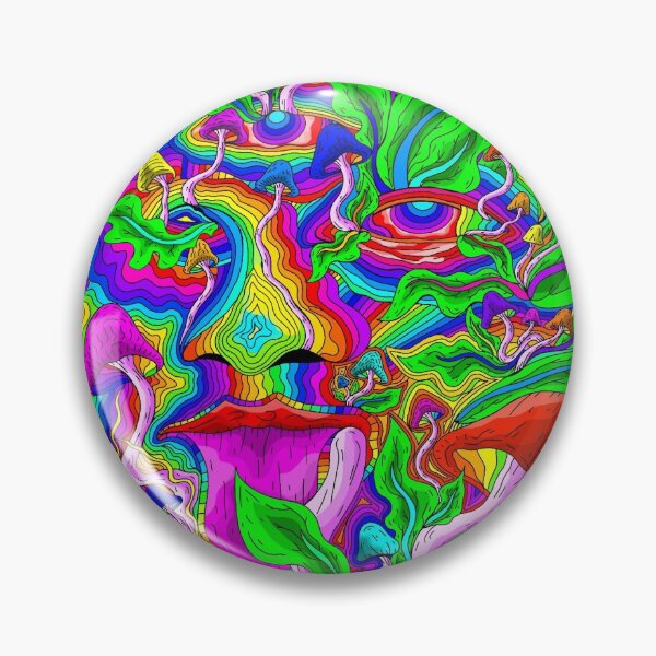 Item preview, "Psychedelic Forest Dweller" designed and sold by GratefulSocks.