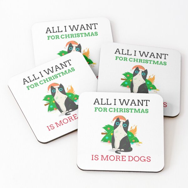 Item preview, ALL I WANT FOR CHRISTMAS IS MORE DOGS T-SHIRT designed and sold by BestCoolStuff.