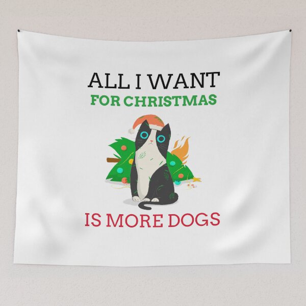 Item preview, ALL I WANT FOR CHRISTMAS IS MORE DOGS T-SHIRT designed and sold by BestCoolStuff.