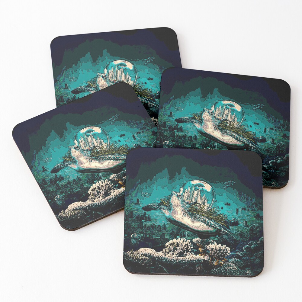 Item preview, Coasters (Set of 4) designed and sold by Razor3D.