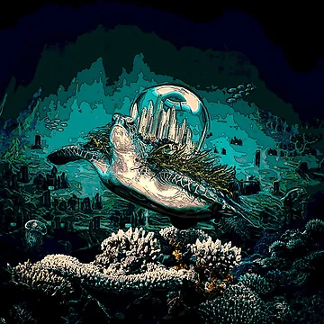 Artwork thumbnail, Atlantis Turtle by Razor3D