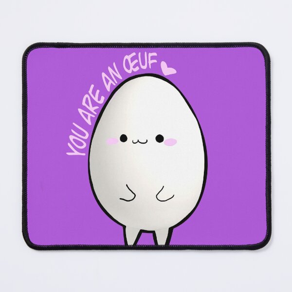 Item preview, You are an oeuf - cute and motivational egg designed and sold by gaslight-n.
