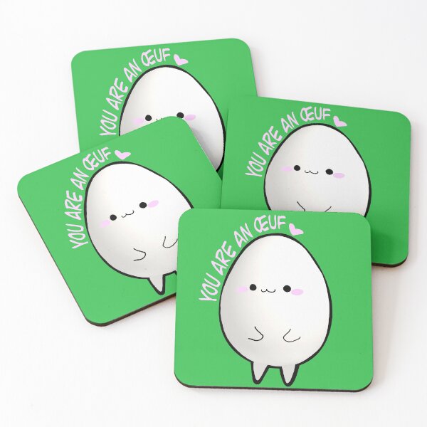 Item preview, You are an oeuf - cute and motivational egg designed and sold by gaslight-n.