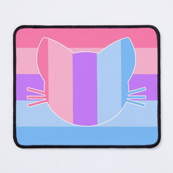 Item preview, Catgender Sticker Xenogender- LGBT Catgender Flag Cat Logo Rainbow designed and sold by andrei49387.