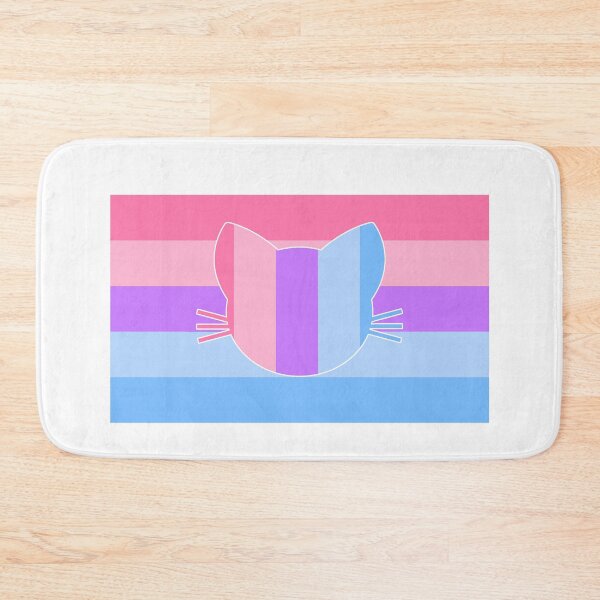 Item preview, Catgender Sticker Xenogender- LGBT Catgender Flag Cat Logo Rainbow  designed and sold by andrei49387.