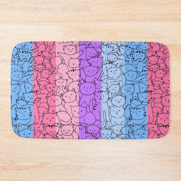 Item preview, Catgender Pattern - LGBT Catgender Flag Cat Logo Rainbow Funny Cat Kitties designed and sold by andrei49387.