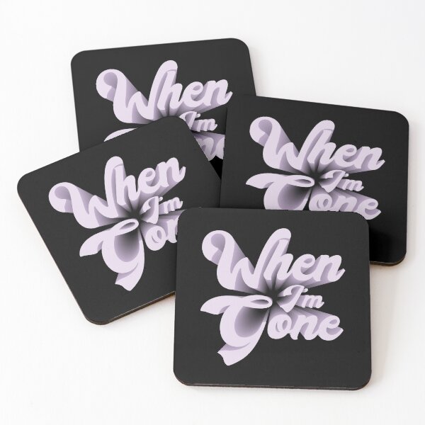 Item preview, When I'm Gone 3D Typography designed and sold by ArtsyJulez.